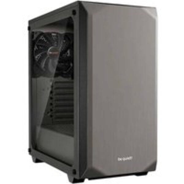 Be Quiet! Pure Base 500 Windowed Metallic Grey: A Silent and Compact Case with Tempered Glass