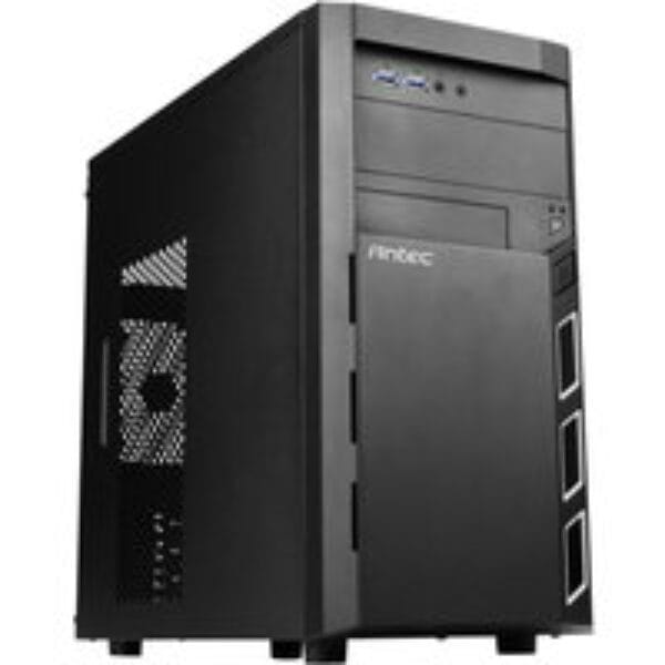 Antec VSK3000 Elite Case - Micro ATX, No PSU, Black, 12cm Fan, USB 3.0