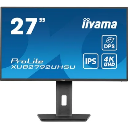 iiyama ProLite XUB2792UHSU-B6 computer monitor 68.6 cm (27") 3840 x 2160 pixels 4K Ultra HD LED Black